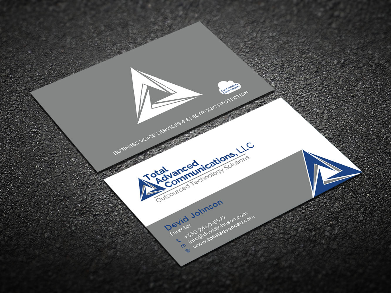 Business Card Design by Verified artistry for Total Advanced Communications, LLC | Design #12675323