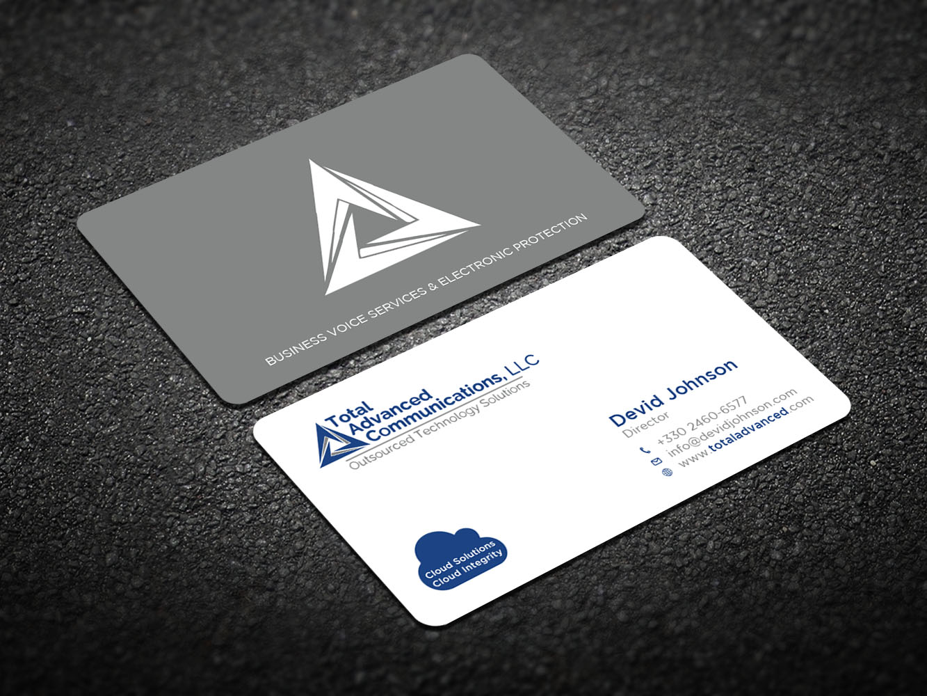 Business Card Design by Verified artistry (Design garden) for Total Advanced Communications, LLC | Design #12675330