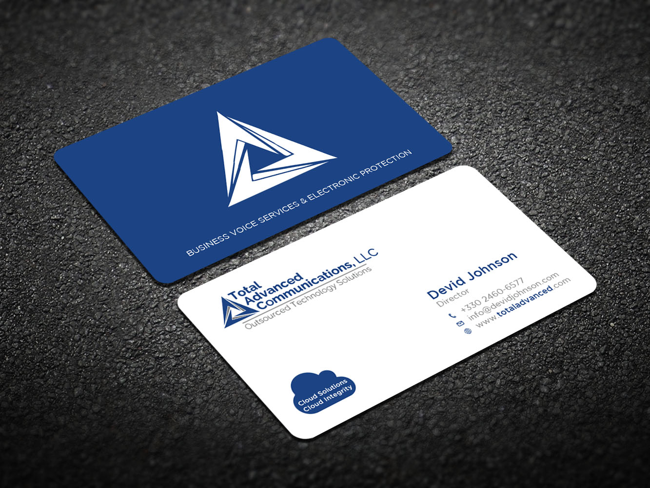 Business Card Design by Verified artistry (Design garden) for Total Advanced Communications, LLC | Design #12675332