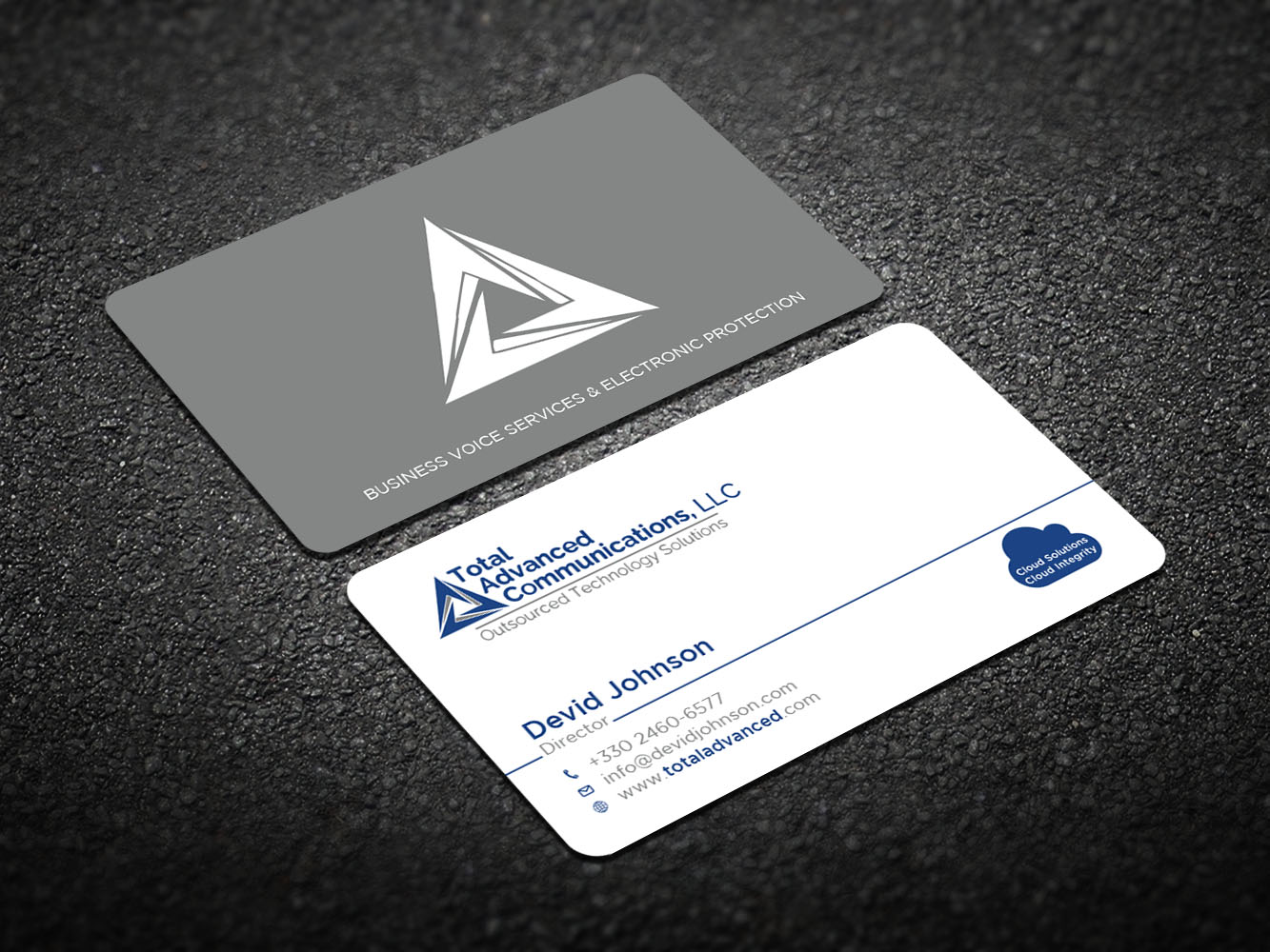 Business Card Design by Verified artistry (Design garden) for Total Advanced Communications, LLC | Design #12675335