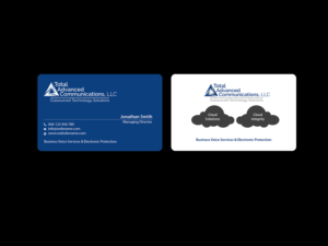 Business Card Design by Creations Box 2015 for Total Advanced Communications, LLC | Design: #12668764