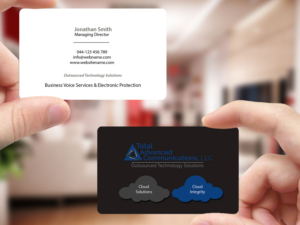 Business Card Design by Creations Box 2015 for Total Advanced Communications, LLC | Design: #12668768