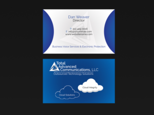 Business Card Design by Creations Box 2015 for Total Advanced Communications, LLC | Design: #12668771