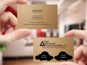 Business Card Design by Creations Box 2015 for Total Advanced Communications, LLC | Design: #12668781