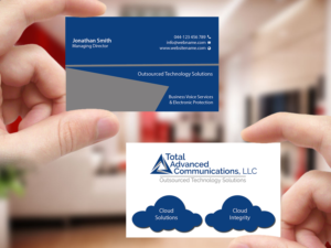 Business Card Design by Creations Box 2015 for Total Advanced Communications, LLC | Design: #12668785