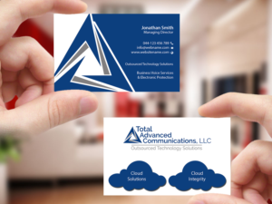 Business Card Design by Creations Box 2015 for Total Advanced Communications, LLC | Design: #12668787
