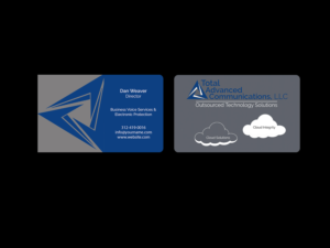 Business Card Design by Creations Box 2015 for Total Advanced Communications, LLC | Design: #12668793