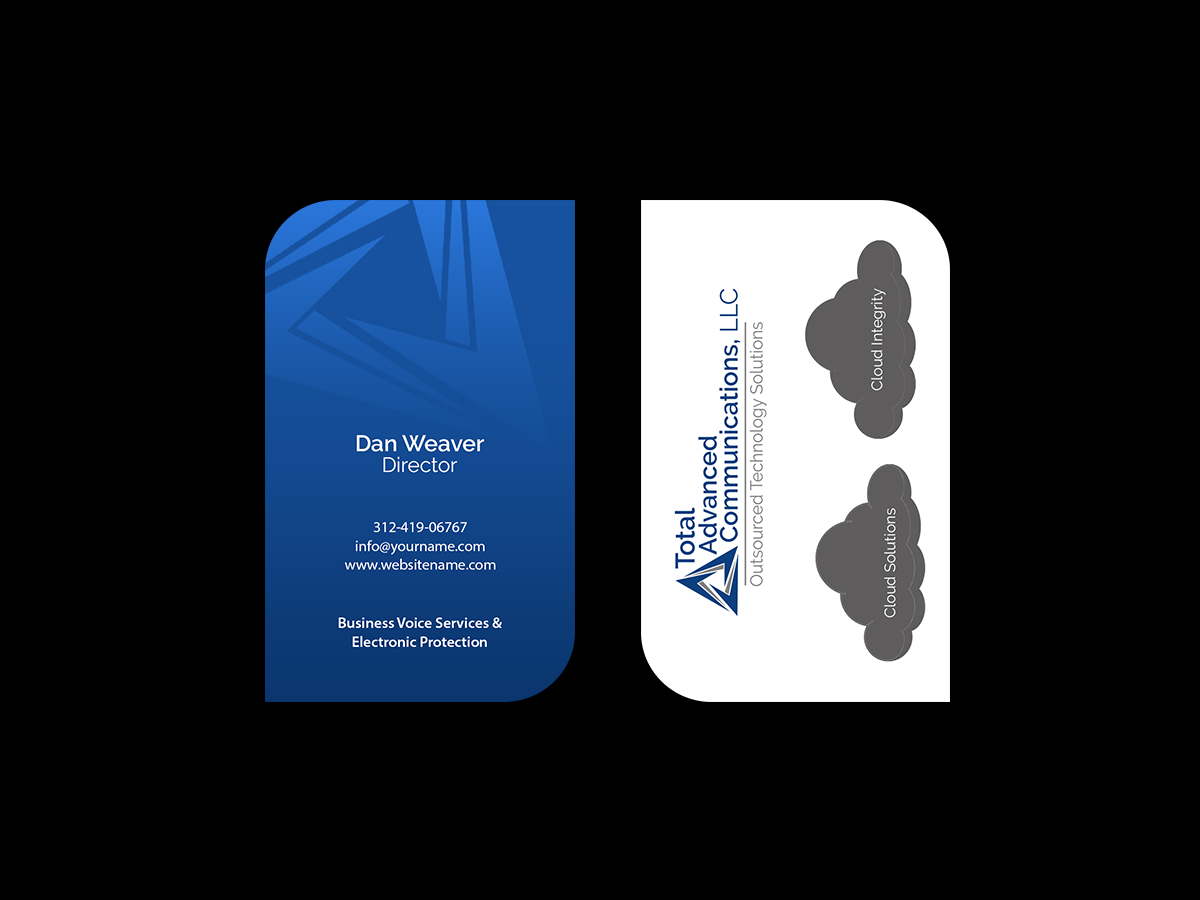 Design de Carte de Visite par Creations Box 2015 pour Total Advanced Communications, LLC | Design #12668832