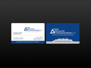 Business Card Design by Creations Box 2015 for Total Advanced Communications, LLC | Design: #12668838