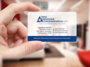 Business Card Design by Creations Box 2015 for Total Advanced Communications, LLC | Design: #12668842