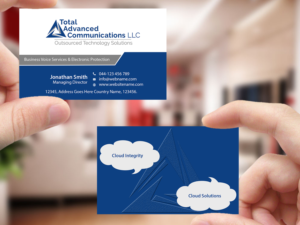 Business Card Design by Creations Box 2015 for Total Advanced Communications, LLC | Design: #12668843