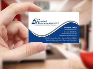 Business Card Design by Creations Box 2015 for Total Advanced Communications, LLC | Design: #12668845