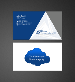 Business Card Design by chandrayaan.creative for Total Advanced Communications, LLC | Design: #12665173