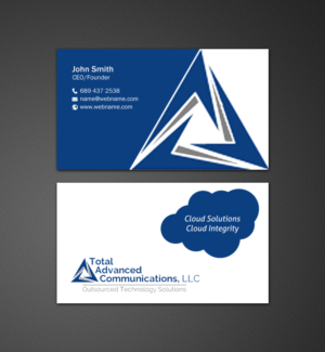 Business Card Design by chandrayaan.creative for Total Advanced Communications, LLC | Design: #12665175