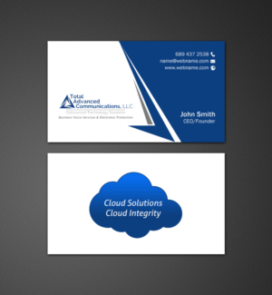 Business Card Design by chandrayaan.creative for Total Advanced Communications, LLC | Design: #12665178