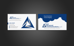 Business Card Design by chandrayaan.creative for Total Advanced Communications, LLC | Design: #12665232