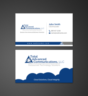 Business Card Design by chandrayaan.creative for Total Advanced Communications, LLC | Design: #12665607