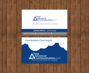 Business Card Design by chandrayaan.creative for Total Advanced Communications, LLC | Design: #12725240