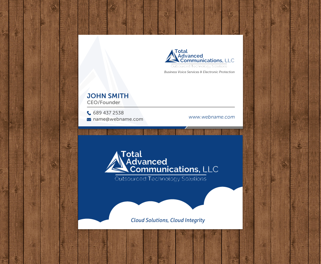 Business Card Design by chandrayaan.creative for Total Advanced Communications, LLC | Design #12725241