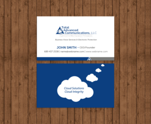 Business Card Design by chandrayaan.creative for Total Advanced Communications, LLC | Design: #12725242