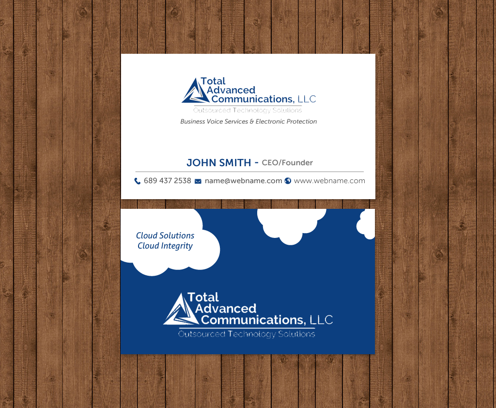 Business Card Design by chandrayaan.creative for Total Advanced Communications, LLC | Design #12725247