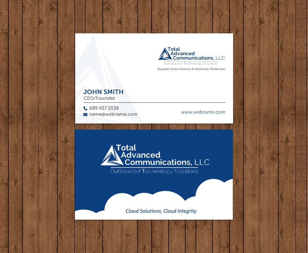 Business Card Design by chandrayaan.creative for Total Advanced Communications, LLC | Design #12725248