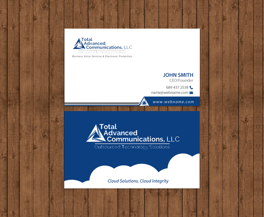 Business Card Design by chandrayaan.creative for Total Advanced Communications, LLC | Design #12725265
