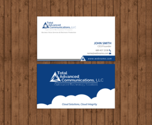 Business Card Design by chandrayaan.creative for Total Advanced Communications, LLC | Design: #12725265