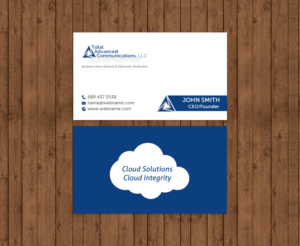 Business Card Design by chandrayaan.creative for Total Advanced Communications, LLC | Design: #12725269