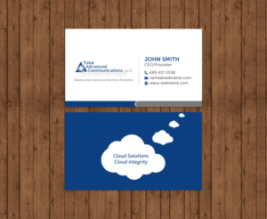 Business Card Design by chandrayaan.creative for Total Advanced Communications, LLC | Design: #12725310