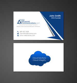 Business Card Design by chandrayaan.creative for Total Advanced Communications, LLC | Design: #12725588