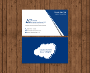 Business Card Design by chandrayaan.creative for Total Advanced Communications, LLC | Design: #12727407