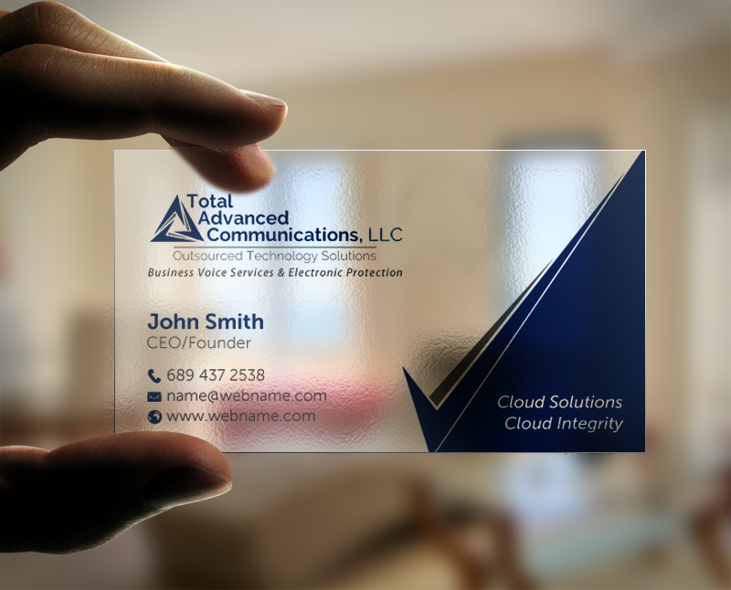 Business Card Design by chandrayaan.creative for Total Advanced Communications, LLC | Design #12727411