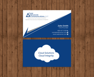 Business Card Design by chandrayaan.creative for Total Advanced Communications, LLC | Design: #12727414