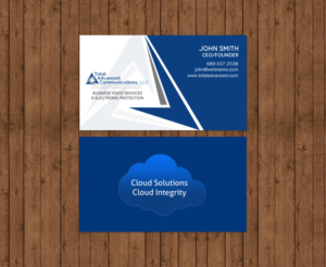 Business Card Design by chandrayaan.creative for Total Advanced Communications, LLC | Design: #12770753