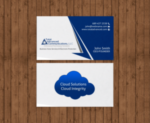 Business Card Design by chandrayaan.creative for Total Advanced Communications, LLC | Design: #12771055