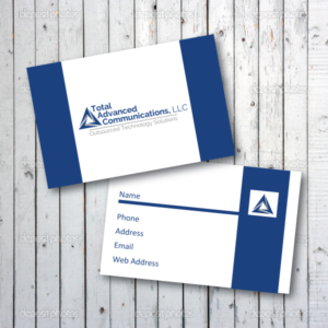 Business Card Design by MGC creazioni grafiche for Total Advanced Communications, LLC | Design: #12696392