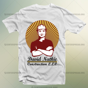 T-shirt Design by CENTERSPREAD for David Natkie Construction | Design: #10420274