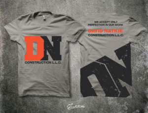 David Natkie Construction L.L.C. needs a Logo Design | Diseño de Camiseta por Taho Design