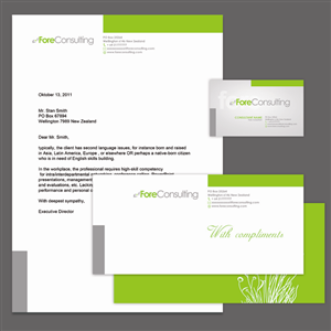 Schreibwaren-Design von Ilona Maslioukovskagia für ForeConsulting | Design: #452632