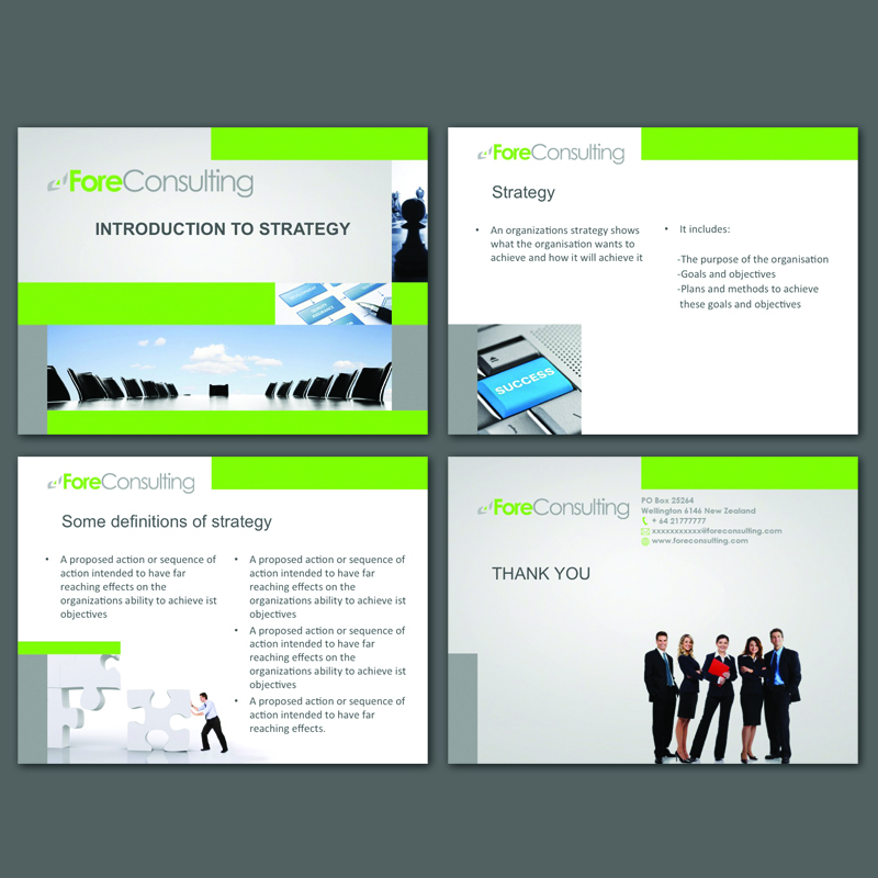 Schreibwaren-Design von Ilona Maslioukovskagia für ForeConsulting | Design #452823