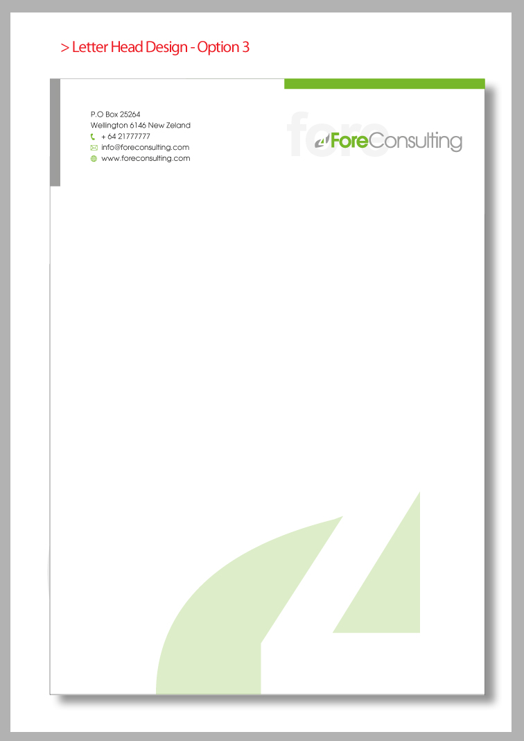 Schreibwaren-Design von CREATIVE VIJAY für ForeConsulting | Design #451928