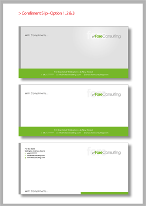 Design de Papeterie par CREATIVE VIJAY pour ForeConsulting | Design #451929
