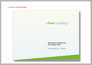 Schreibwaren-Design von CREATIVE VIJAY für ForeConsulting | Design: #451938