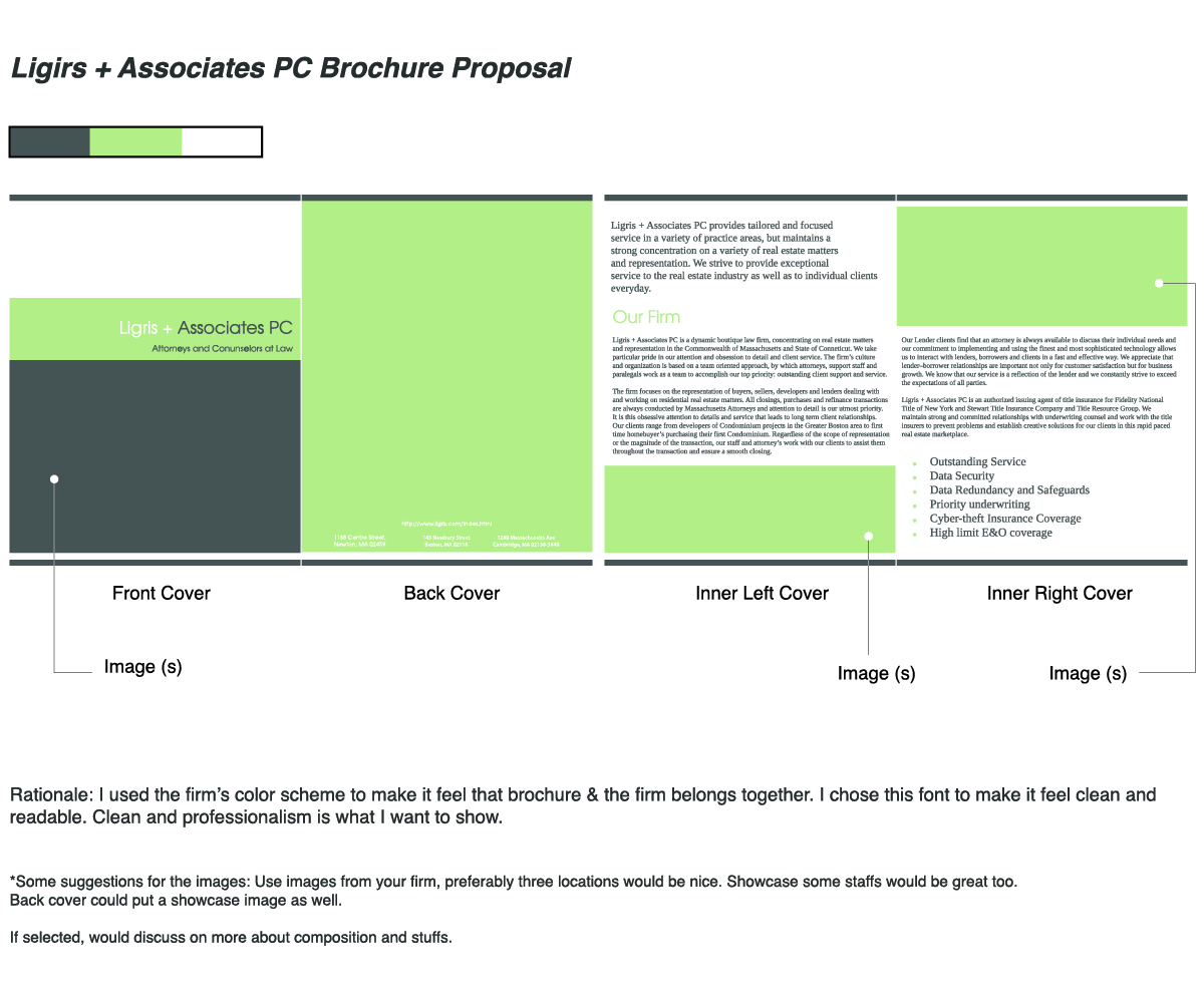 Brochure Design by WilliamTK for Ligris & Associates | Design: #2254919