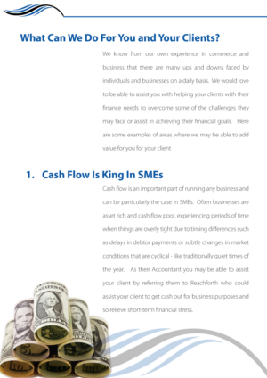 Brochure Design by Impressive Sol for Reachforth Financial Solutions Pty Ltd | Design #15722406