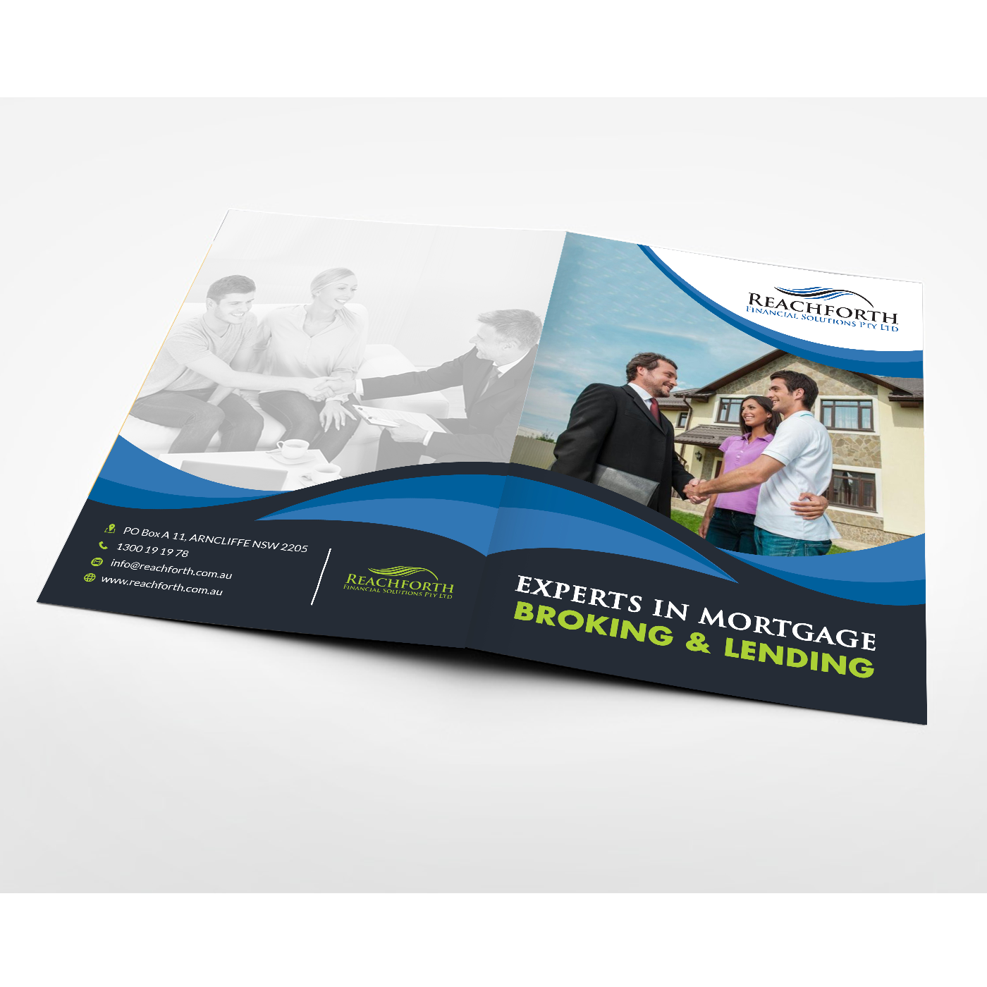 Design de Brochure par creative.bugs pour Reachforth Financial Solutions Pty Ltd | Design #15663065