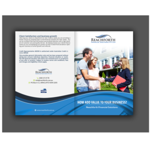 Brochure Design by creative.bugs for Reachforth Financial Solutions Pty Ltd | Design: #15693915
