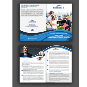 Brochure Design by creative.bugs for Reachforth Financial Solutions Pty Ltd | Design: #15772102