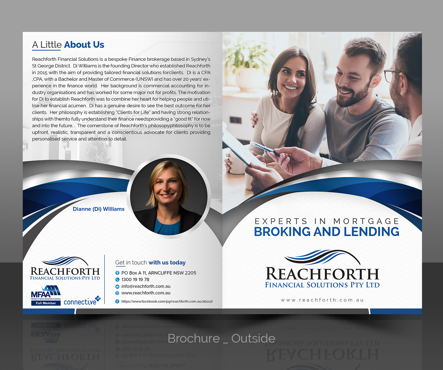 Brochure Design by SAI DESIGNS for Reachforth Financial Solutions Pty Ltd | Design #15698337